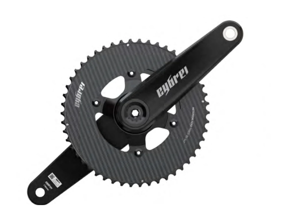 CYBREI carbon crankset with Metarbon aero chainrings