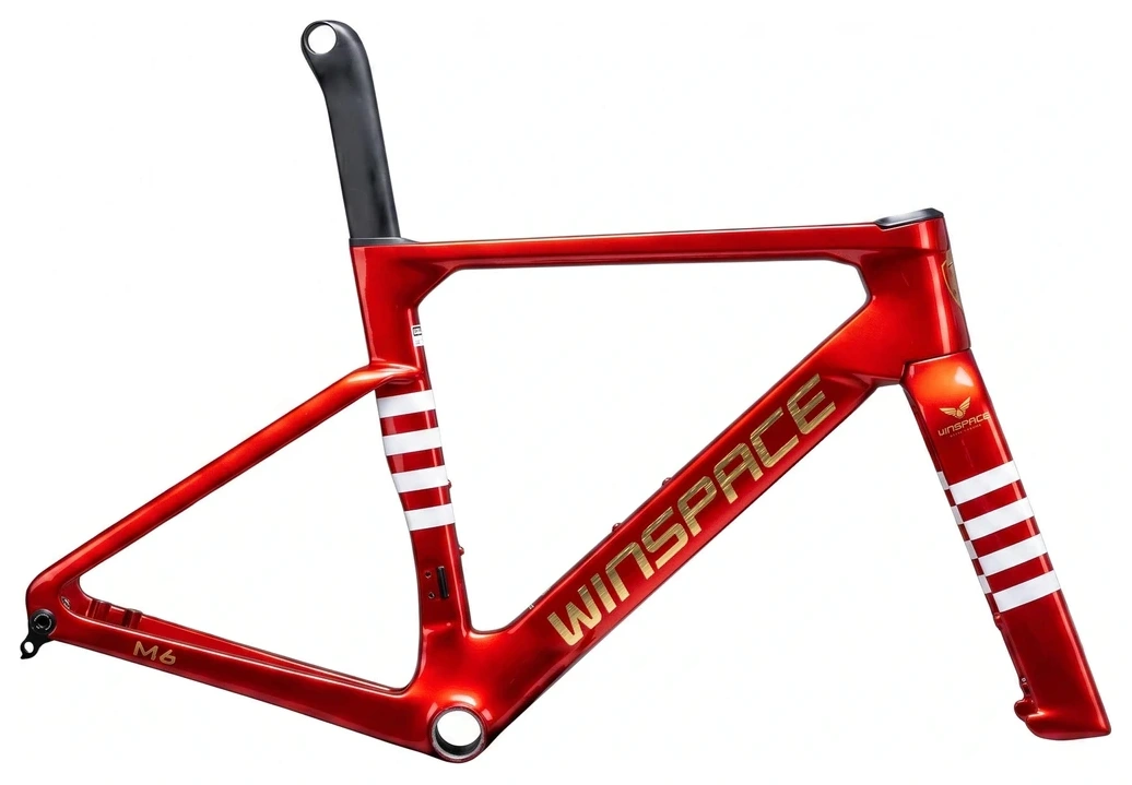 Winspace M6 carbon aero road frameset in NUSANTARA Edition